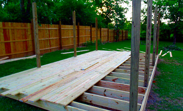 Outdoor Structure Shed Laying Floor